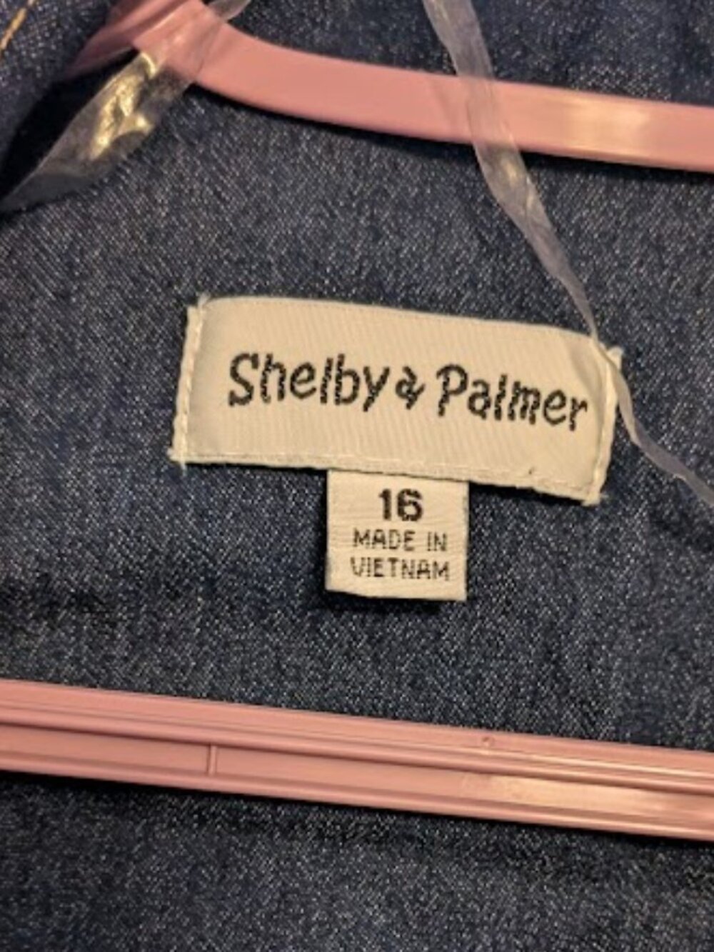 BCL5 SHELBY & PALMER Blue Jean Dress - Picture 5 of 6
